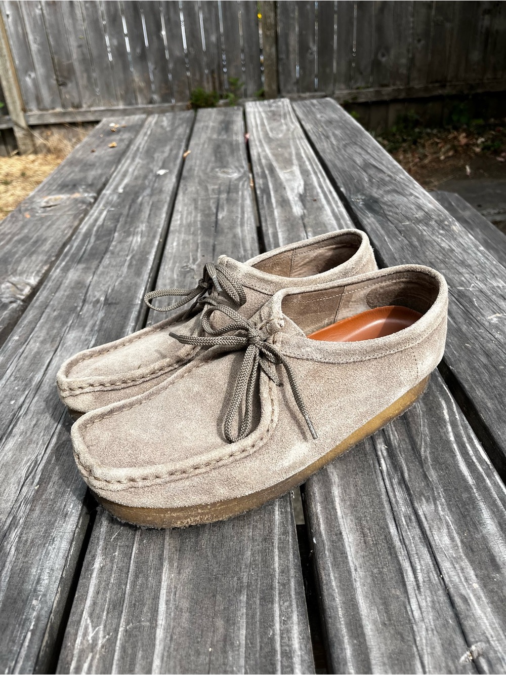 Men’s Clarks Originals Wallabee in Taupe
